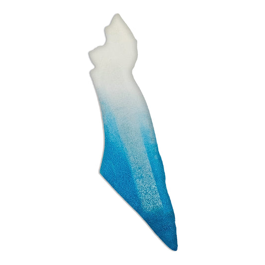 Blue White Map