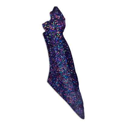 Purple Fusion Chunky Glitter Map