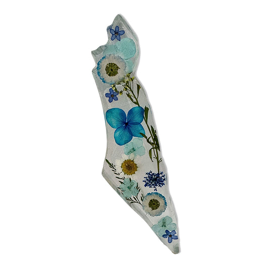 Blue Flower Map